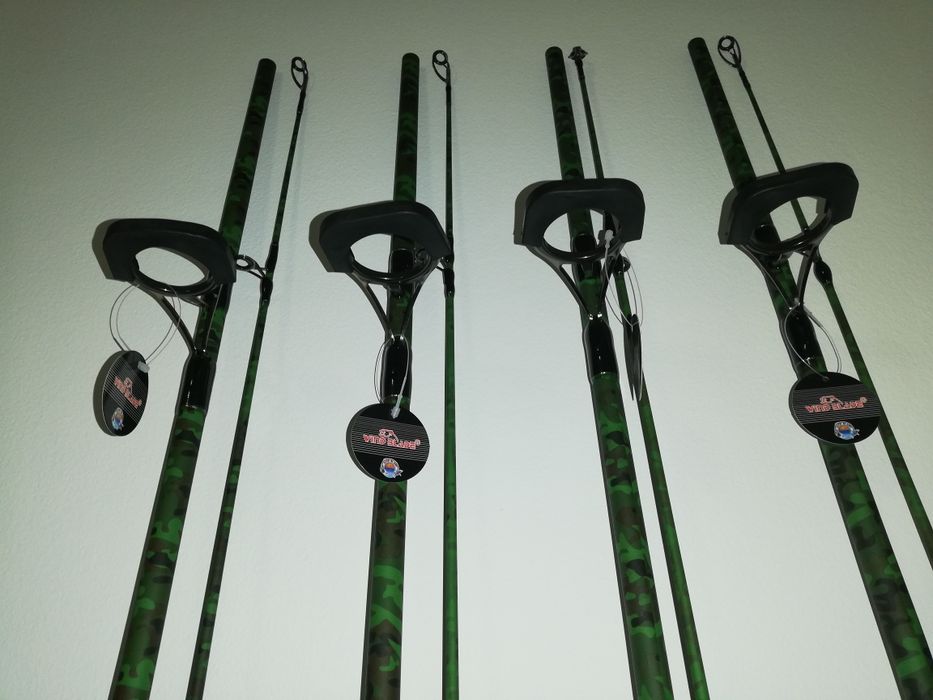 SET 4 Lansete Carp Master WIND BLADE Cat 1 3.60m 3.5LB, Carbon 100%