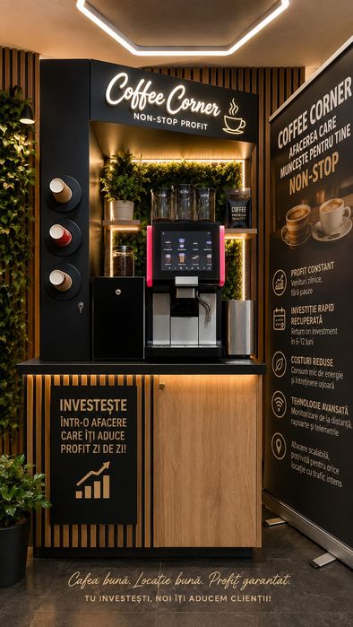 Automat cafea  Wmf 1500s / caut partener / vanzare/ idee afacere /