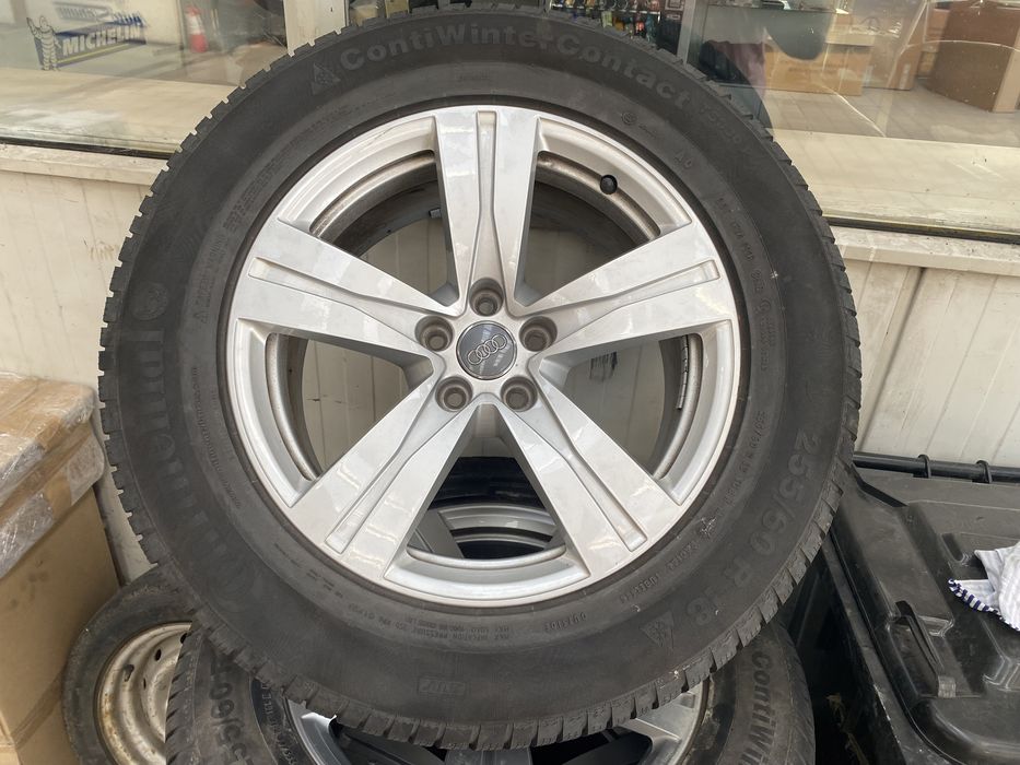 Vand Roti complete, originale Audi, echipate de iarna
