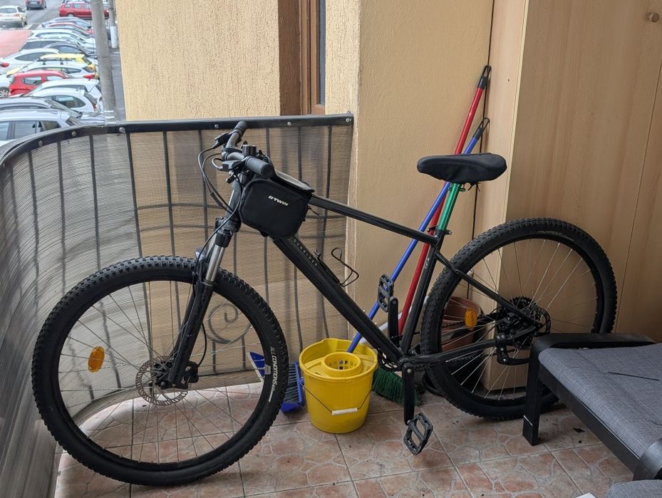 Bicicleta MTB Explore 500 29", Neagră - Decathlon