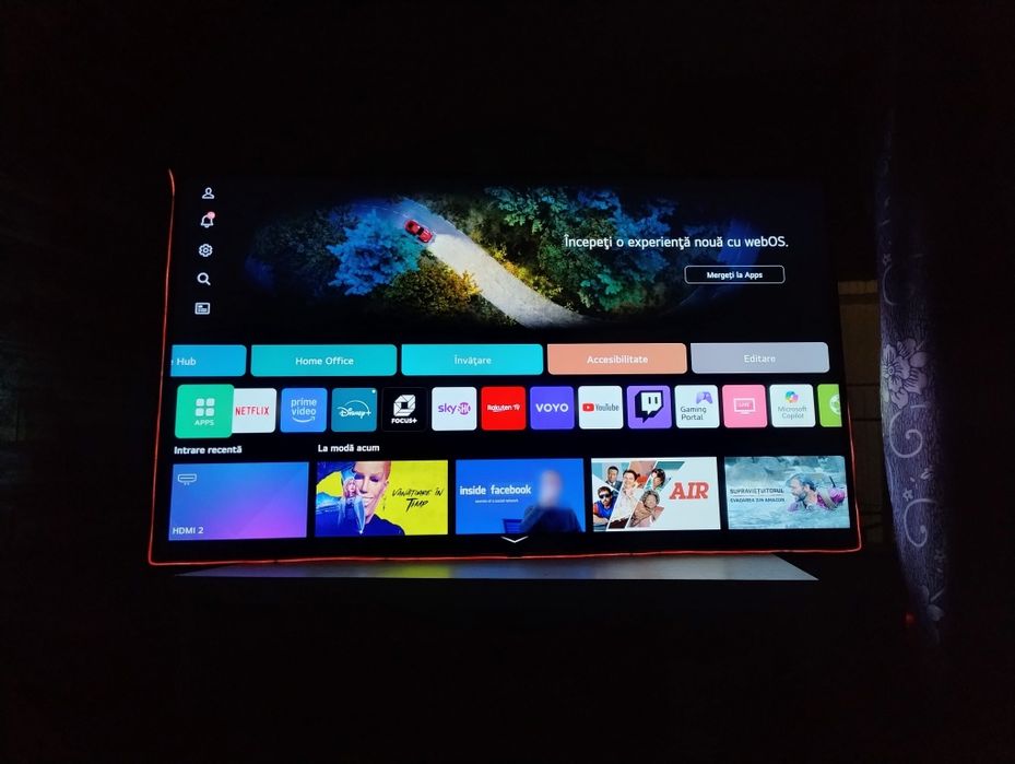 Vand televizor LG 4k 139cm