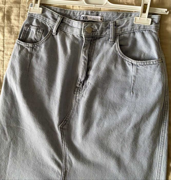 Джинсовая юбка Zara оригинал лето весна