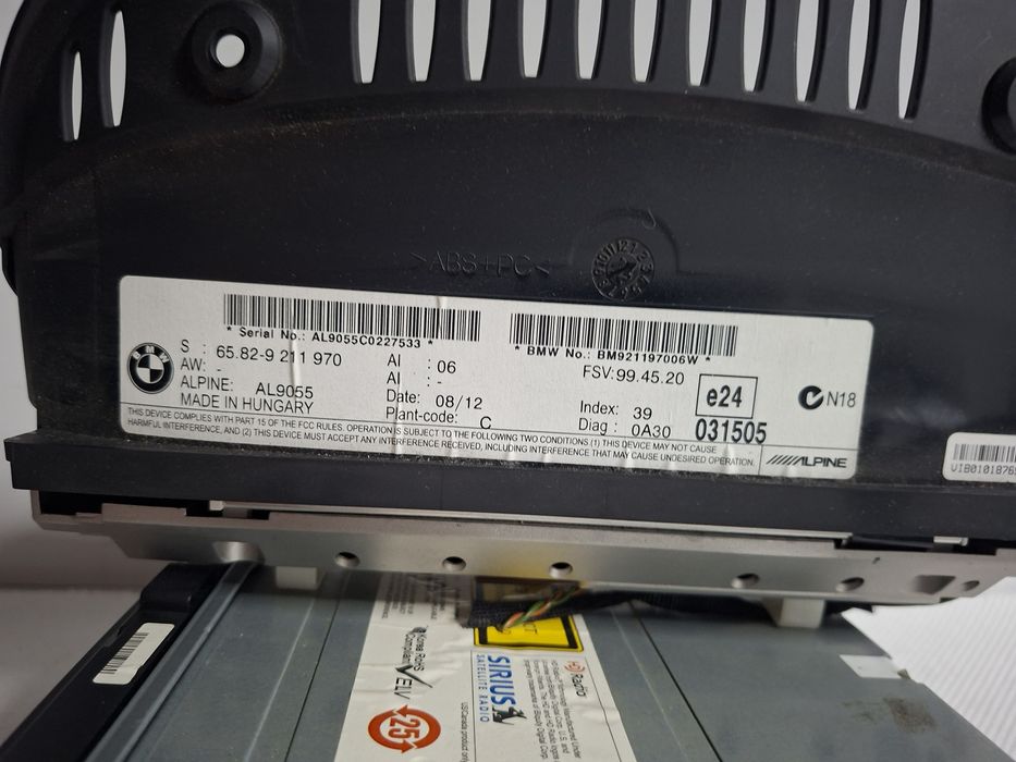 Kit Navigatie CIC Mid originala BMW E90 E91 E92 E93 Seria 3 LCI (Ecran + Unitate)