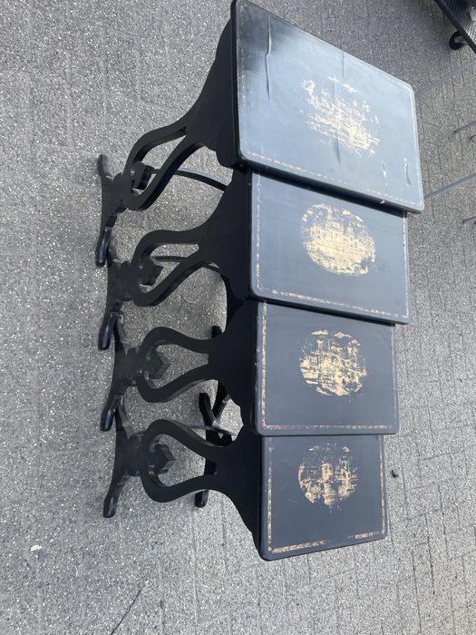 Set măsuță vechi de colecție