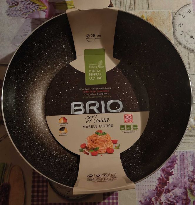 тиган brio mocca - marble Edition 28см.
