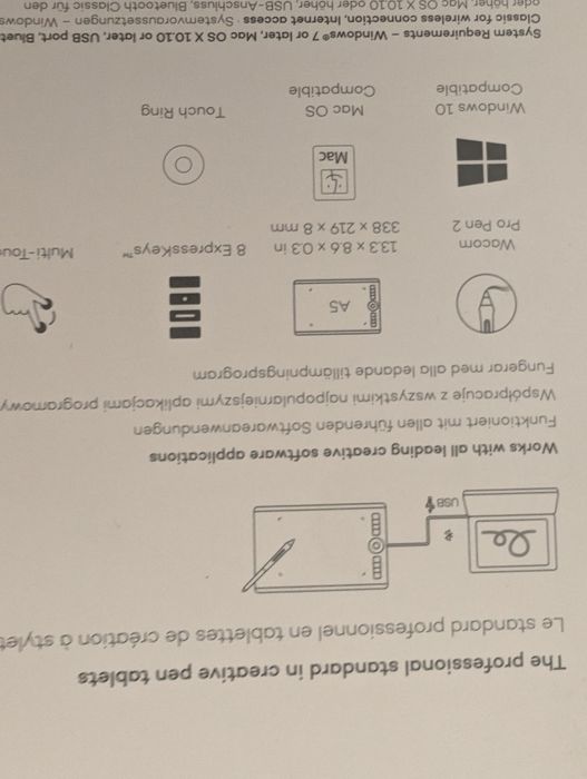 Tableta grafica Wacom Intuos Pro M PTH 660