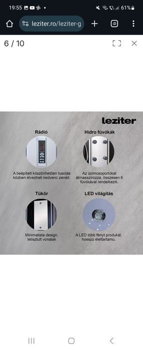 Cabina de dua cu hidromasaj NOUA