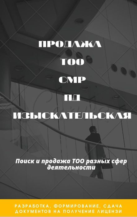 Продажа ТОО с лицензиями и фин устойчивостью