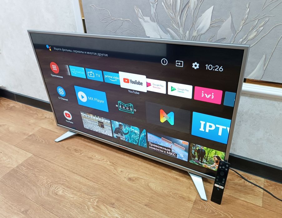 Телевизор SMART TV Shivaki 43" YouTube.