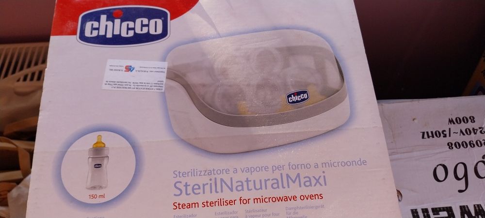 Pompa de san, sterilizator biberoane microunde