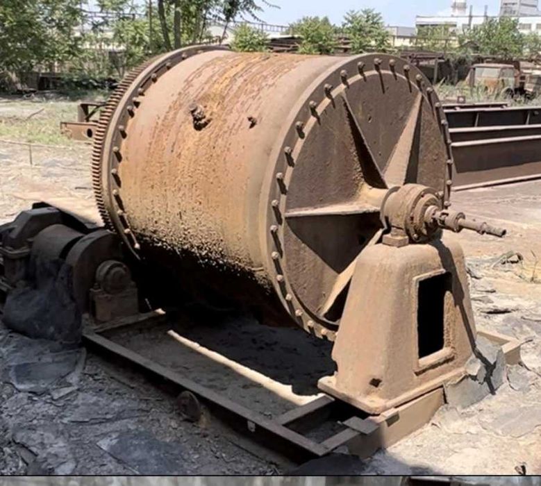 Измельчитель мельница (2шт) мешалка шаровая с редуктором