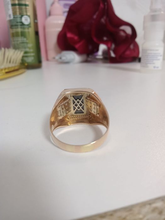 Кольцо мужское. Новое.  Грам 5.9