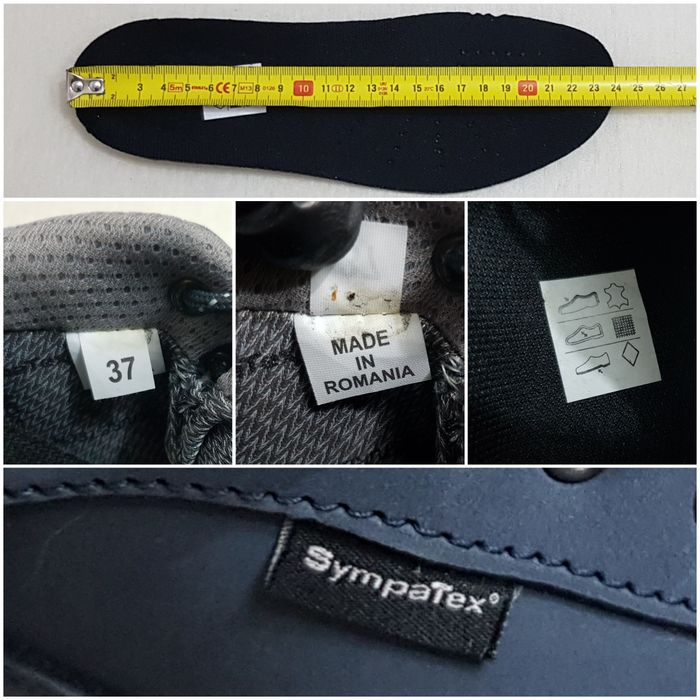 Semighete Sherpa SympaTex Viram, din piele naturală Nubuk, Nr. 37 EU