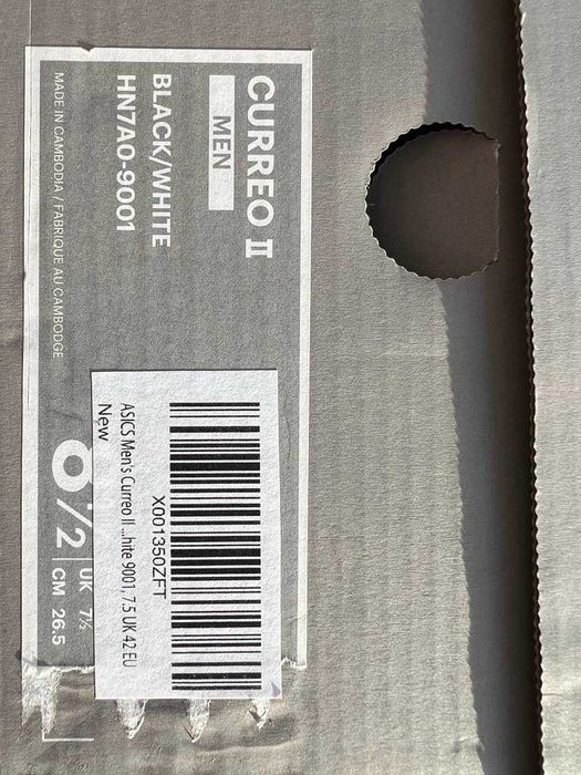 Маратонки Asics Tiger Curreo 2 Черни