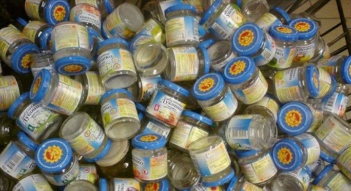 Срочно!!! Продам баночки из под пюре (питания).