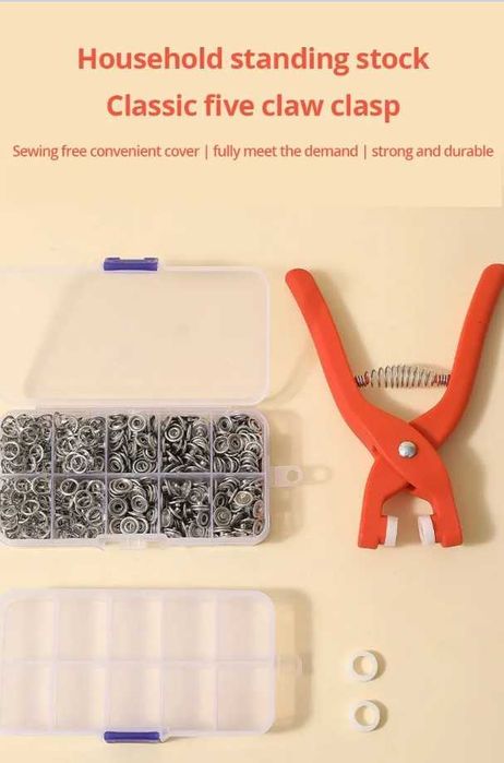 Cleste + capse + cutie depozitare