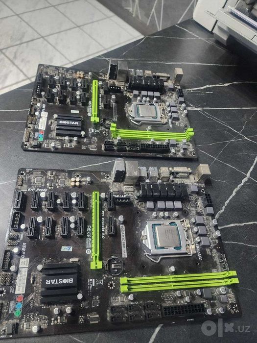 плата B250A btc Pro DDR4+CPU G4400