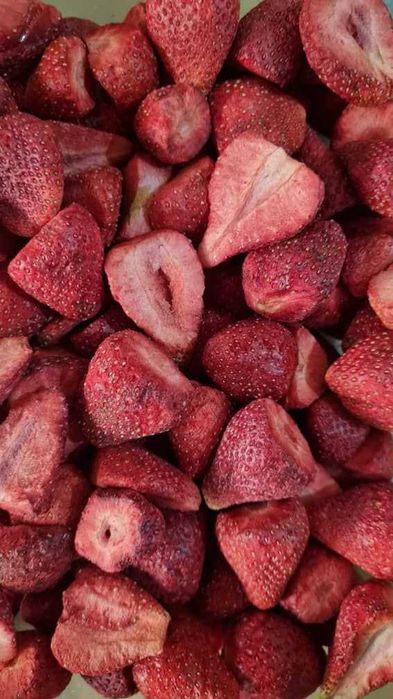 Capsuni liofilizate 30 g – gustare ușoară pentru camping și drumeții