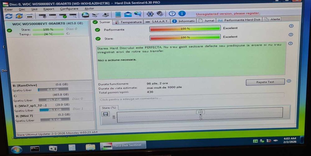 13.HDD Hard Disk Western Digital Scorpio Blue 500Gb 5400Rpm 8MB SATA 2