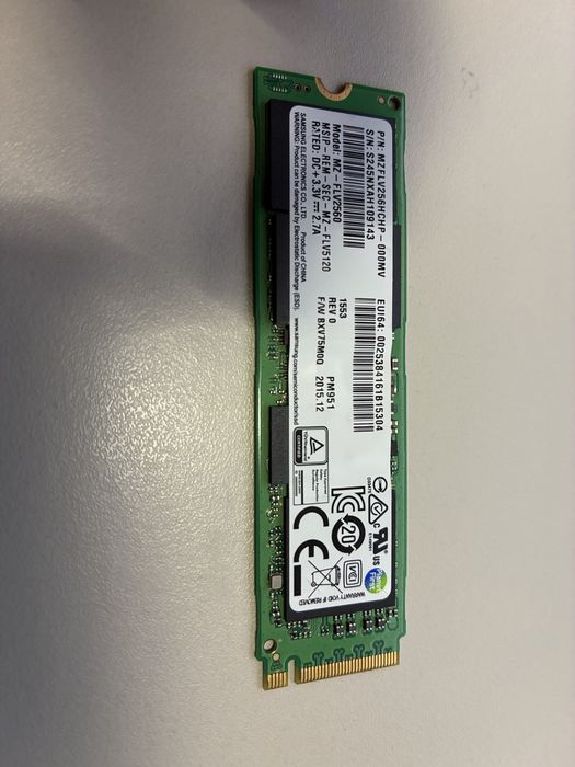 Samsung ssd 256gb
