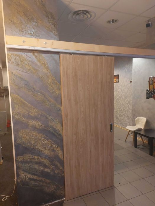 Aplic piatra sparta/pietra spaccata ,vopsea tip stucco, decorativa