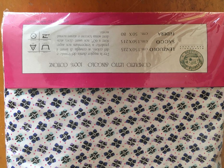 2 бр. спални комплекти за единично легло - син и розов