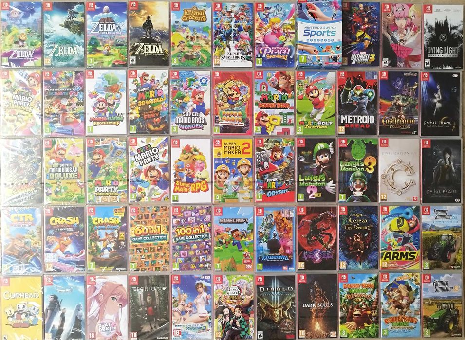 [NINTENDO Switch] СУПЕР Цена! НОВИ/Mario/ Metroid/ Pokemon/Kirby/ Pikm