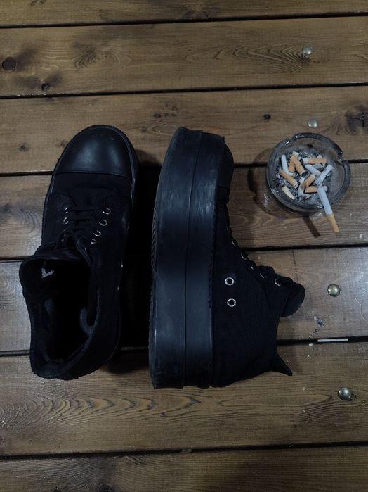 Rick Owens double bumper black
