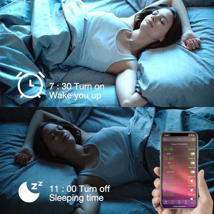 ПРОМО х3 Wi Fi интелигентна димируема крушка 9W - E27 RGBCW promo4080