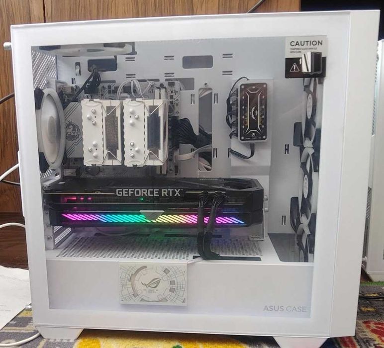 Геймърски компютър Ryzen 5700x, ASUS ROG Strix RTX3070, 32gb ddr4, 1tb nvme