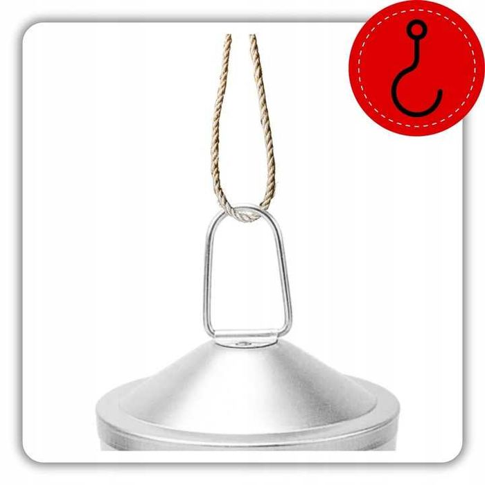 Метална Поилка за Птици 8 Литра Неръждаема за Кокошки, Пилета и Патки