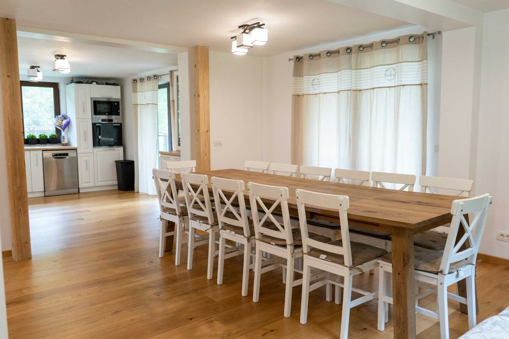 Cabană premium mobilată, 6 camere, 1,68 ha livadă și baltă, aproape de Deva