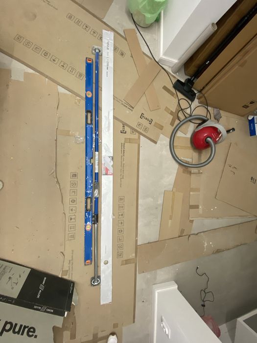 Nivela aluminiu Dexter, 3 bule aer, L 1800 mm