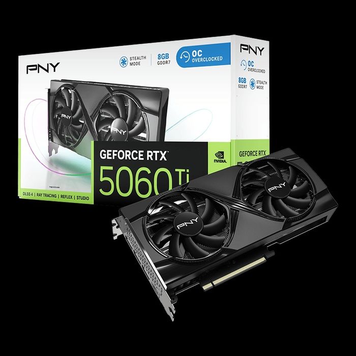 Видеокарта RTX 5060 / 5060 Ti 8GB — ASUS, PNY — Новые