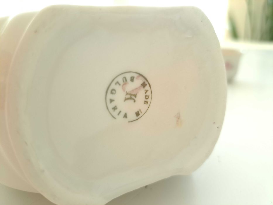 Български порцеланов сет за греяна ракия