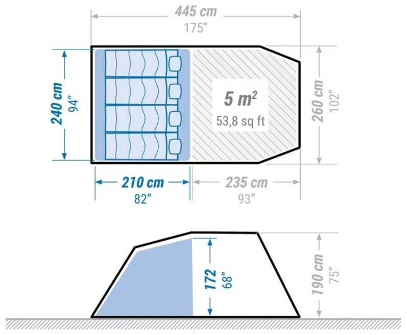 Палатка для рыбалки, ночевки в горах