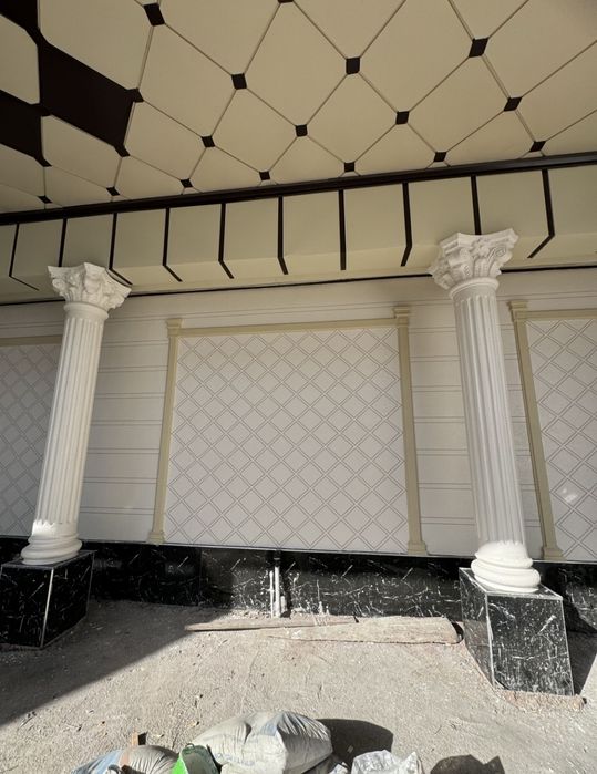 Tiravertin fasat ishlarini qilamiz Samarqat ustalari