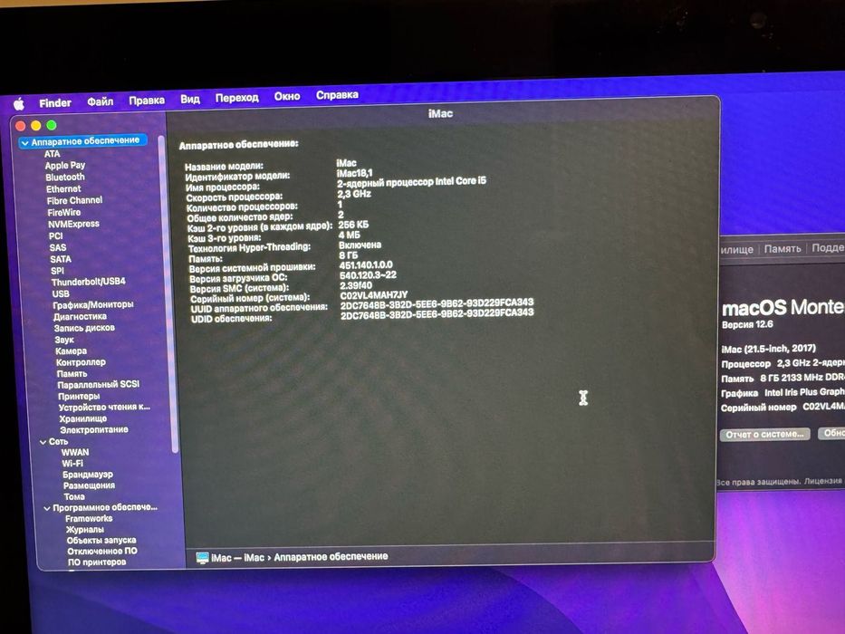 iMac 21,5-inch 2017, Apple Magic Mouse, Apple Magic Keyboard