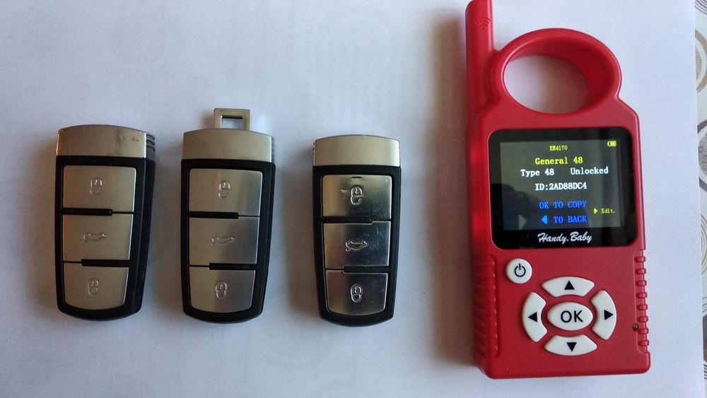 Programat , Copiat chei auto cu cip Volkswagen Skoda Seat Audi Opel
