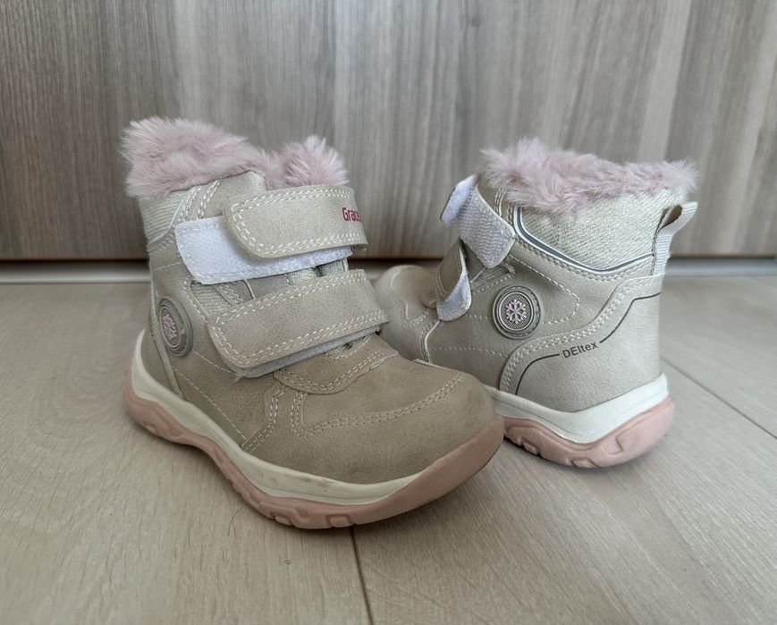 Ghete Graceland (Deichmann), măr. 23, căptușite, hidrofuge, 2 purtări