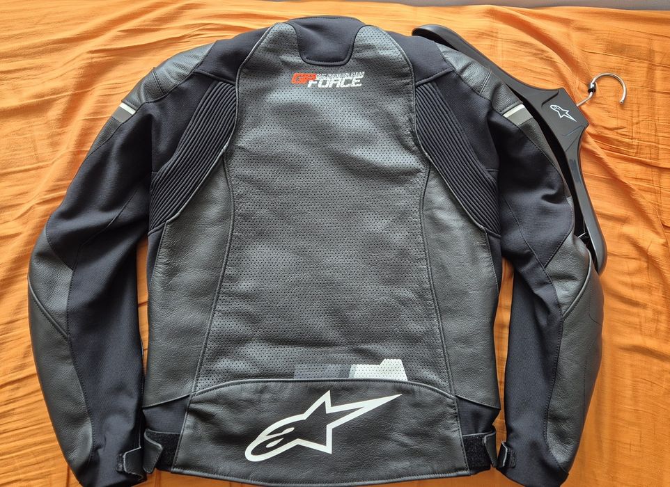 Кожено мото яке Alpinestars GP Force Airflow - Като НОВО!