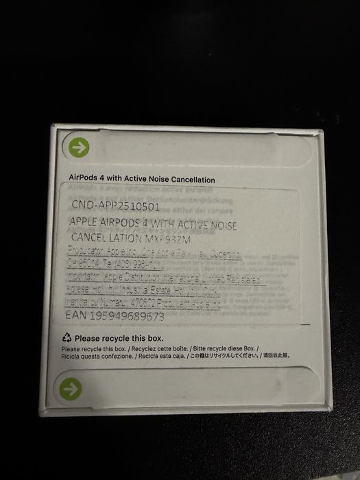 Airdpods 4 with active noice cancelation — noi— sigilate