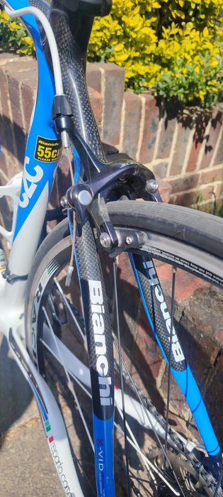 Карбоновый велосипед. Шоссейник  bianchi