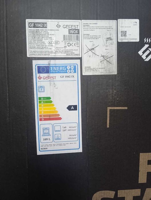 Gefest Комбинированная плита (90×60) Model: GF1042IX INOX Доставка