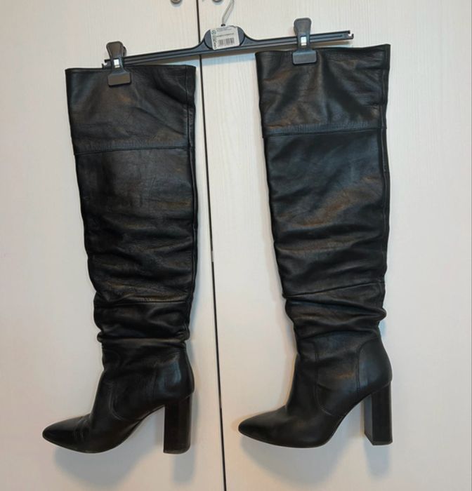 Cizme Bershka marimea 37 piele naturala