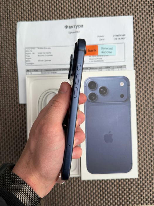 НОВ! 24М ГАР 1Tb iPhone 17 Pro Max Лизинг от 58€/мес 1000Gb  Deep Blue