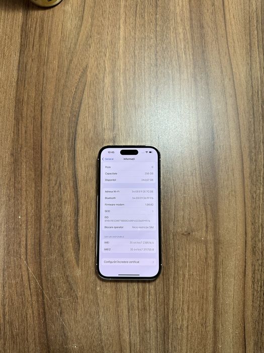 Iphone 14 pro impecabil 256 GB 90% baterie