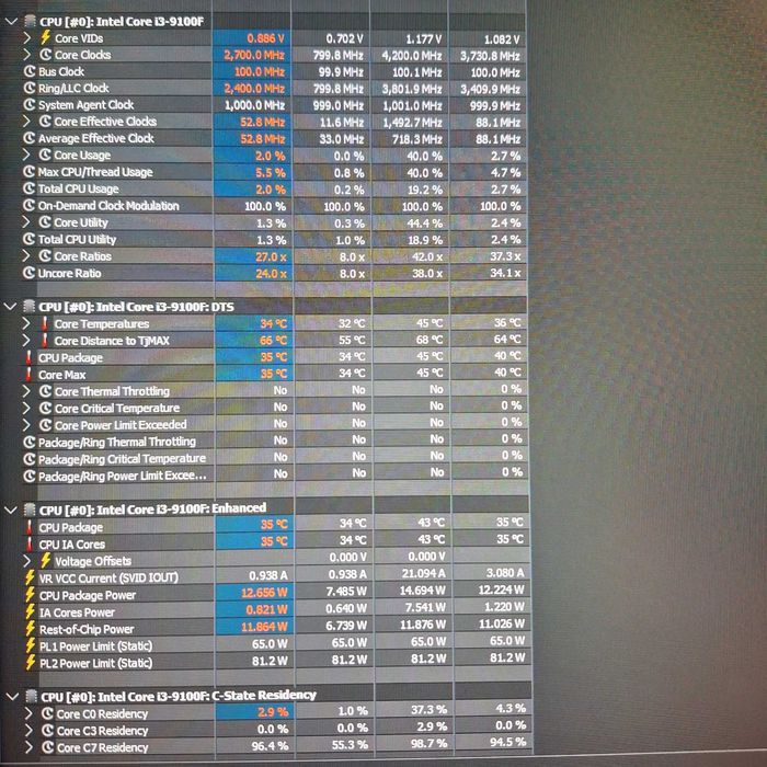 Procesor I3 9100F + cooler intel
