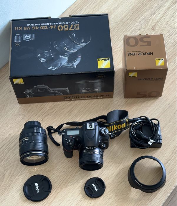 Nikon D750 + 24-120 4G VR kit + AF-S 50mm f/ 1.8G