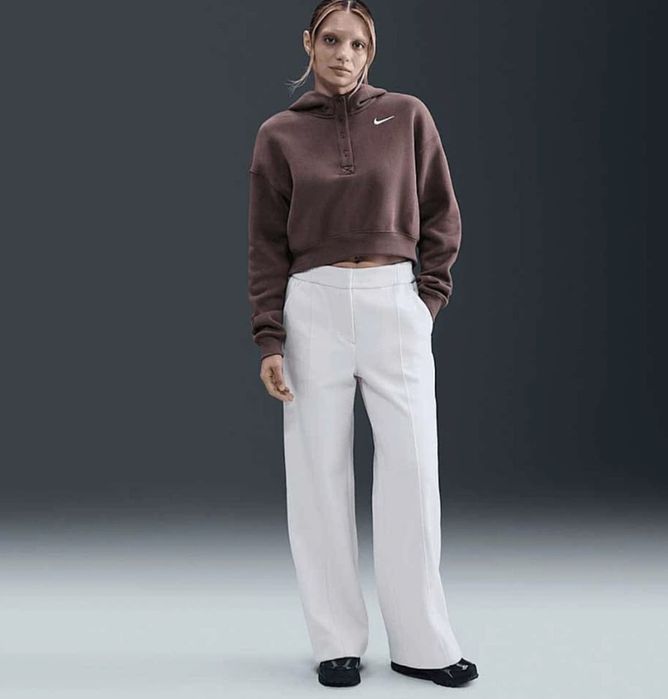 Nike суитшърт W NSW PHNX FLC OS CRP HNLY HDY